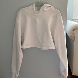 All yours cropped hoodie